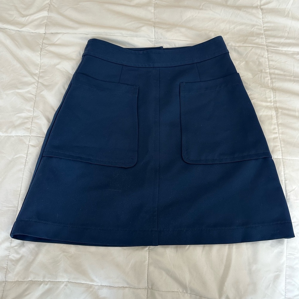 Marc By Marc Jacobs Deep Blue Skirt
